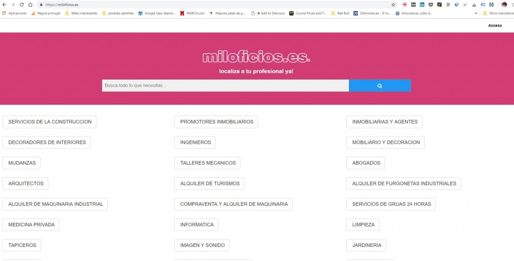 Mil oficios encuentra a todos los profesionales