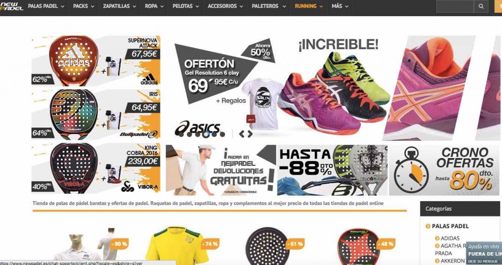 newpadel, tienda de pádel online